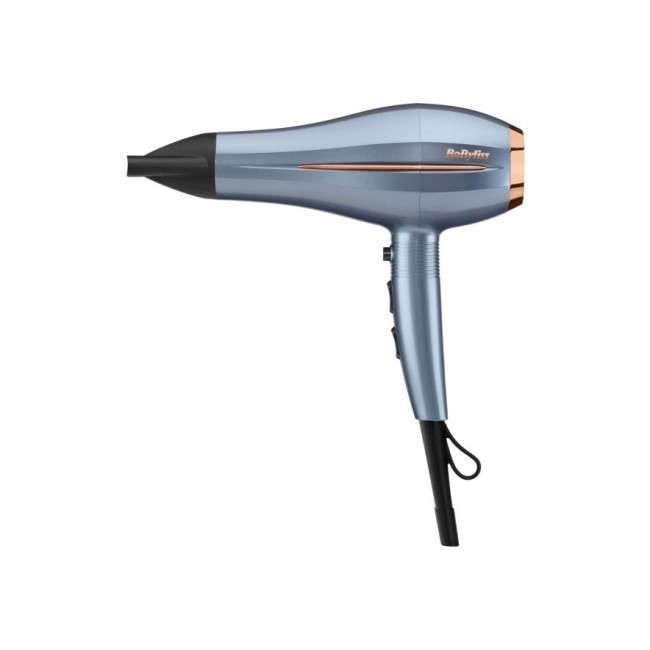 BaByliss Denim Luxe hair dryer 2200 W Blue, Copper