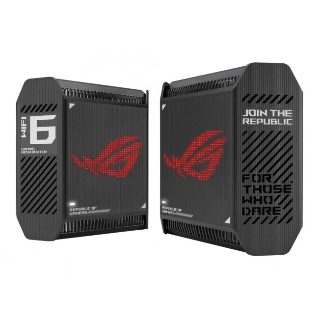 ASUS ROG Rapture GT6 (B-2-PK) Tri-band (2.4 GHz / 5 GHz / 5 GHz) Wi-Fi 6 (802.11ax) Black 4 Internal ASUS ROG Rapture GT6 (B-2-PK) Tri-band (2.4 GHz / 5 GHz / 5 GHz) Wi-Fi 6 (802.11ax) Black 4 Internal