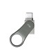 Silicon Power Mobile C80 USB flash drive 16 GB USB Type-A / USB Type-C 3.0 (3.1 Gen 1) Titanium