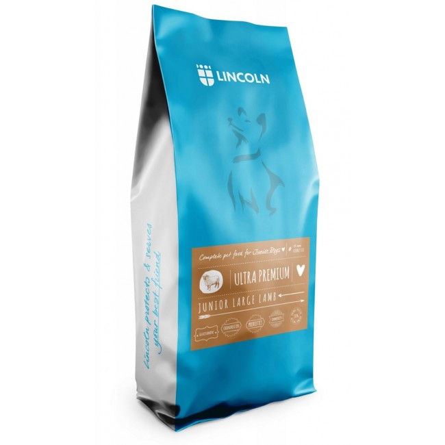 LINCOLN Ultra premium Junior Large Lamb - dry dog food - 12kg LINCOLN Ultra premium Junior Large Lamb - dry dog food - 12kg