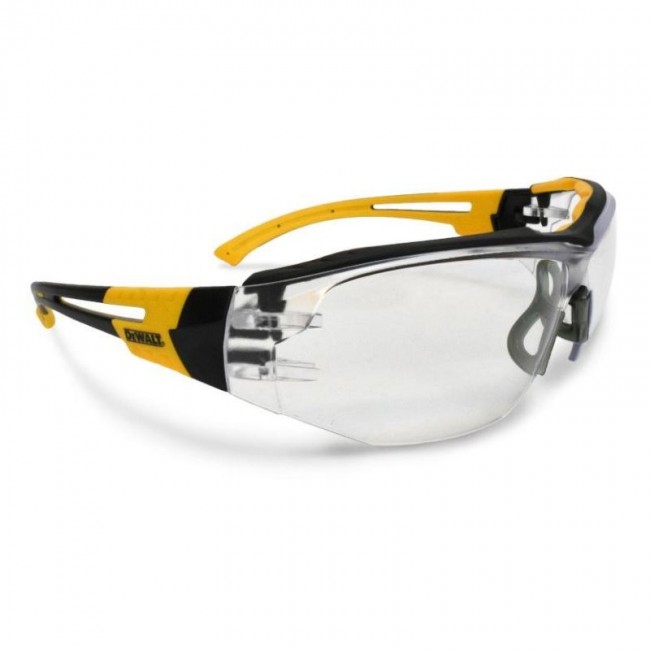 DeWalt Renovator Clear DPG108 Safety glasses frameless with upper protection transparent