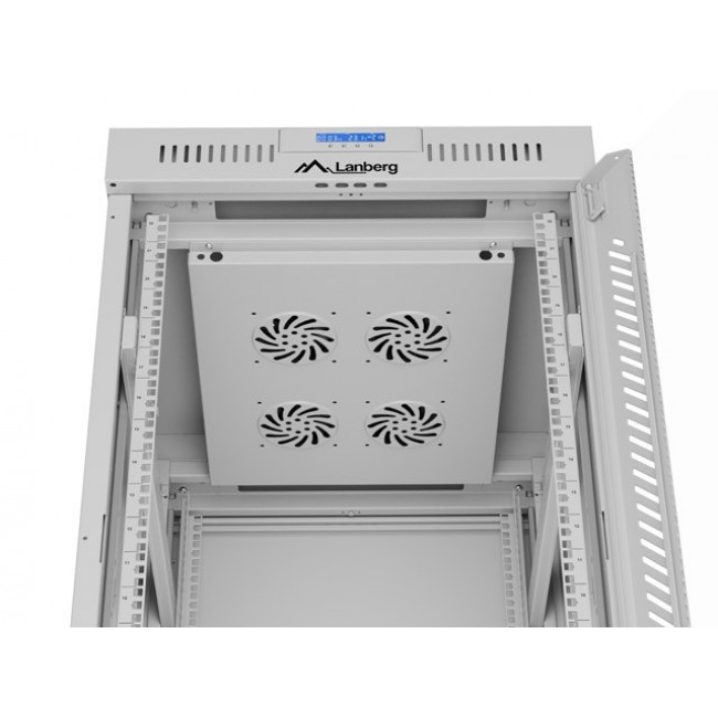 Lanberg FF01-6822-12SL rack cabinet 22U Freestanding rack Grey Lanberg FF01-6822-12SL rack cabinet 22U Freestanding rack Grey