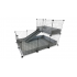C&C modular cage one-storey 3x2 + Loft 2x1 + Silver ramp