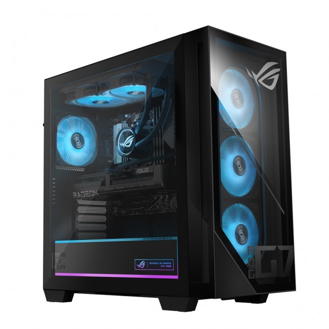 ASUS ROG G700 GM700TZ-R9800X183W AMD Ryzen 7 9800X3D 32 GB DDR5-SDRAM 2 TB SSD AMD Radeon RX 9070 XT Windows 11 Home Tower PC Black