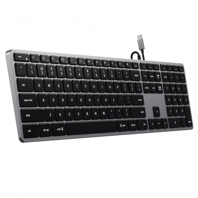 Satechi Slim W3 Keyboard USB-C with numpad (gray) Satechi Slim W3 Keyboard USB-C with numpad (gray)