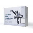Gembird MA-DA3-01 monitor mount / stand 68.6 cm (27
