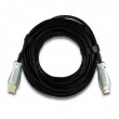 Qoltec 50474 HDMI cable 30 m HDMI Type A (Standard) Black, Silver