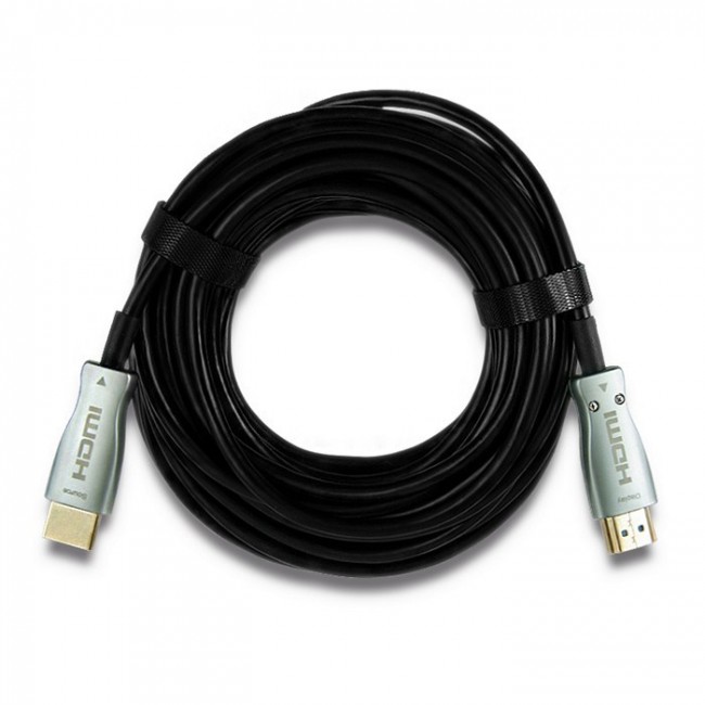 Qoltec 50474 HDMI cable 30 m HDMI Type A (Standard) Black, Silver