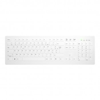 Contour Design Active Key Contour QuickClean Medical Keyboard Removable Cover Full-Size Wireless White C8112