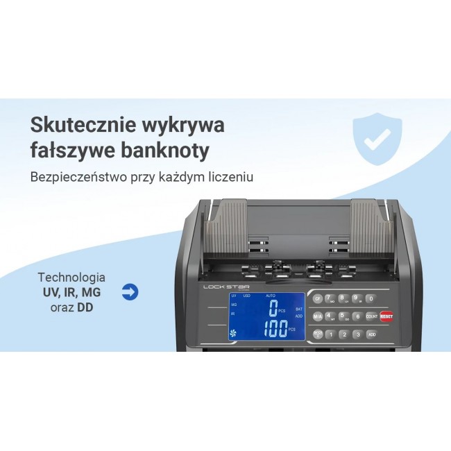Extralink Nicht kategorisiert Banknote counting machine Grey