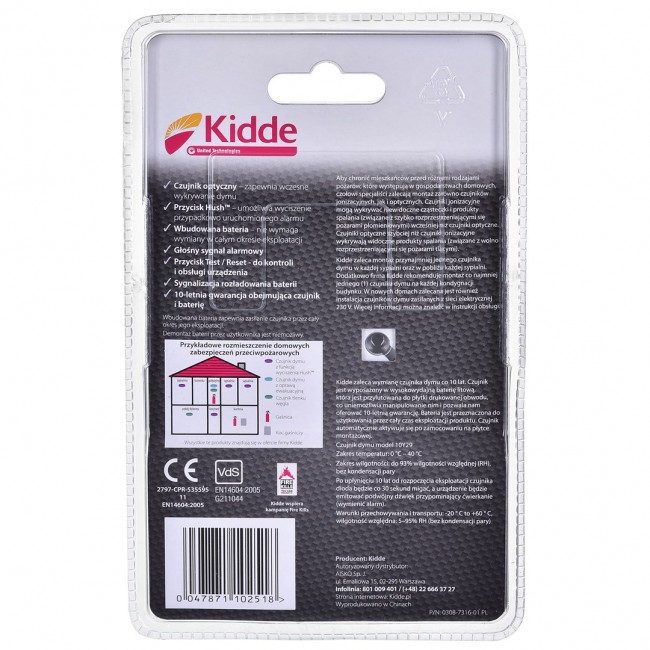 KIDDE 10Y29A smoke detector KIDDE 10Y29A smoke detector