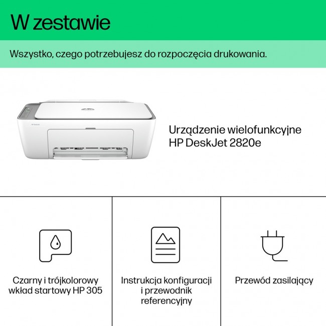 HP DeskJet 2820e Wireless All-in-One Color Printer, Copier, Scanner HP DeskJet 2820e Wireless All-in-One Color Printer, Copier, Scanner