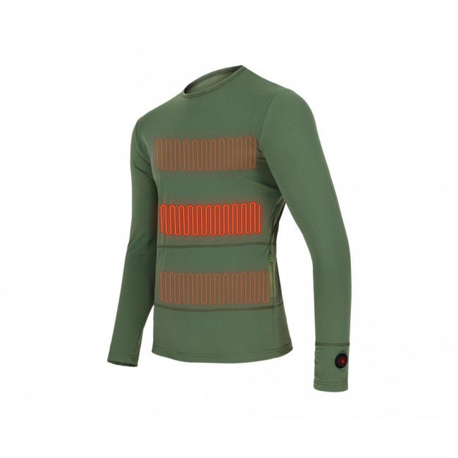 Glovii GJ1CXL shirt/top T-shirt Crew neck Long sleeve Elastane, Polyester