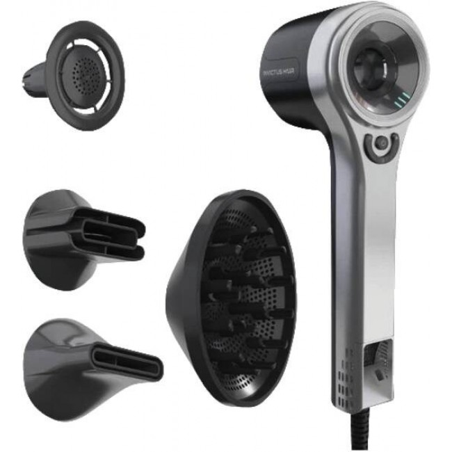 Genius 08213 hair dryer 1600 W Black, Silver