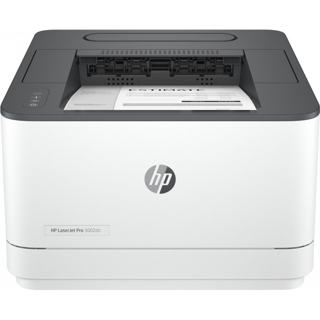 HP LaserJet Pro 3002dn Printer, Black and white, Printer for Small medium business, Print, Dualband Wi-Fi Strong Security Energy Efficient Fast first page out speeds Two-sided printing Roam