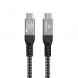 Gembird CCBP-USB4-CMCM240-0.5M Premium USB4 Type-C charging and data cable, 40 Gbps, 240 W, 0.5m