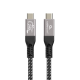 Gembird CCBP-USB4-CMCM240-0.5M Premium USB4 Type-C charging and data cable, 40 Gbps, 240 W, 0.5m