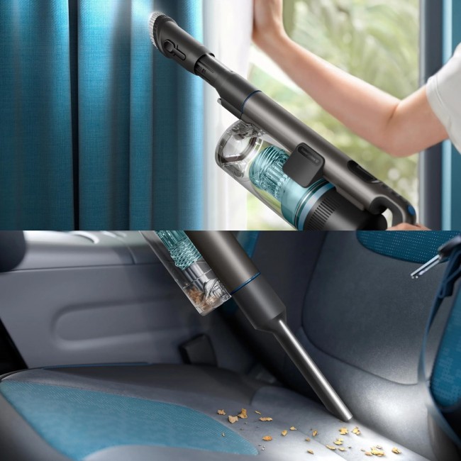 Philips XC8155/01 stick vacuum/electric broom 2-in-1 stick vacuum Battery Dry&wet Bagless 0.6 L Blue Philips XC8155/01 stick vacuum/electric broom 2-in-1 stick vacuum Battery Dry&wet Bagless 0.6 L Blue