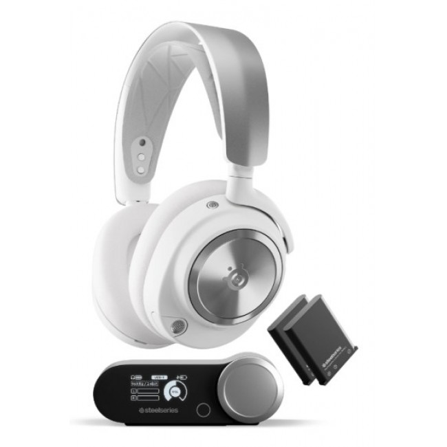 Steelseries 61525 headphones/headset Wired Head-band Gaming USB Type-C White