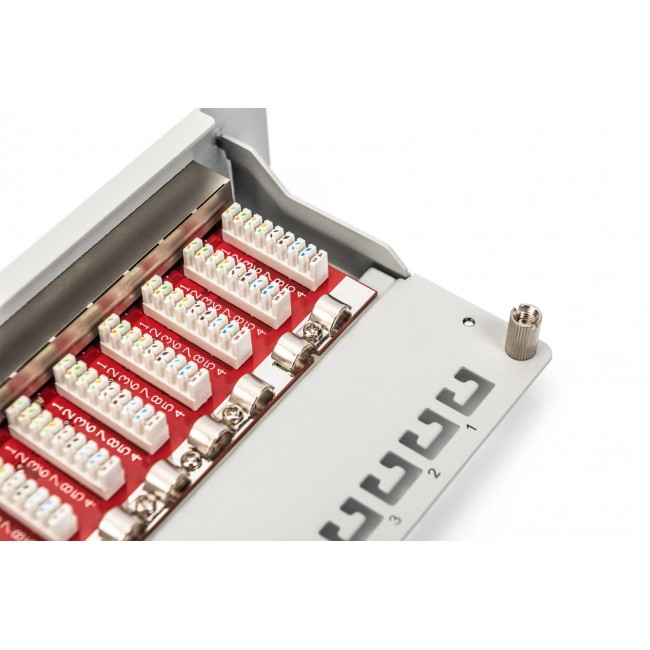 Digitus CAT 6A Patch Panel, shielded, 12-Port, 1HE, 10