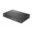 D-Link DGS-1010MP/E network switch Unmanaged L2 Gigabit Ethernet (10/100/1000) Power over Ethernet (PoE) 1U Black