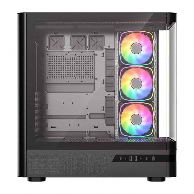 MODECOM Volcano Volcano AQ100 ARGB Midi Black