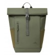 Rivacase Eden backpack Travel backpack Olive PU leather, Polyester, Recycled polyethylene terephthalate (rPET)