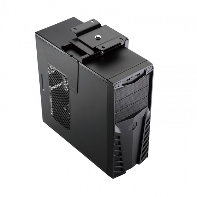 LogiLink EO0030 CPU holder Under desk CPU holder Black