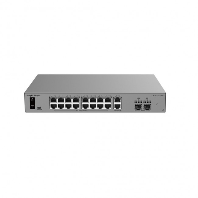 Ruijie Networks RG-ES220GS-P-V2 network switch Managed L2 Gigabit Ethernet (10/100/1000) Power over Ethernet (PoE) Grey Ruijie Networks RG-ES220GS-P-V2 network switch Managed L2 Gigabit Ethernet (10/100/1000) Power over Ethernet (PoE) Grey