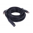 UNITEK Y-278 USB cable USB 2.0 10 m 2 x USB A USB A Black