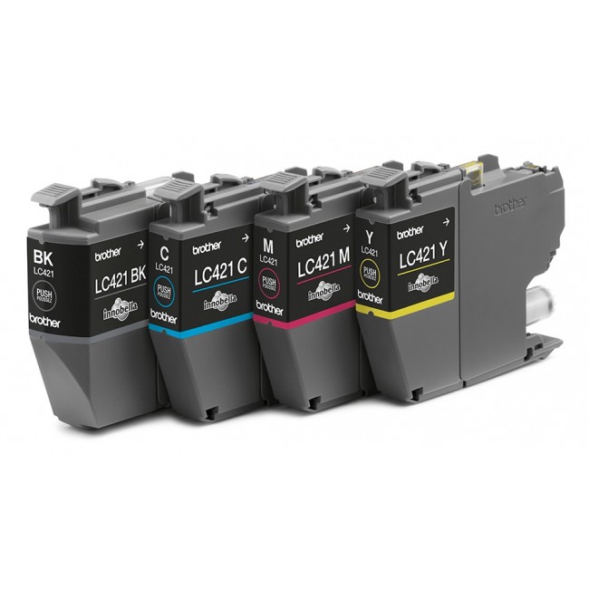 Brother LC421VALDR ink cartridge 4 pc(s) Original Black, Cyan, Magenta, Yellow Brother LC421VALDR ink cartridge 4 pc(s) Original Black, Cyan, Magenta, Yellow