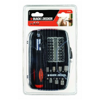 Black & Decker A7062 manual screwdriver Multi-bit screwdriver Ratchet screwdriver