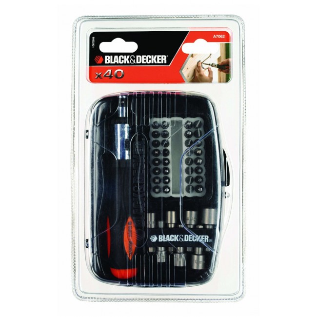 Black & Decker A7062 manual screwdriver Multi-bit screwdriver Ratchet screwdriver Black & Decker A7062 manual screwdriver Multi-bit screwdriver Ratchet screwdriver