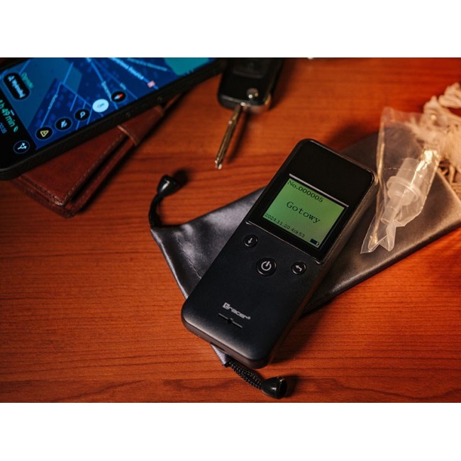Tracer BreathEZ-2B Semiconductor Breathalyser, Black