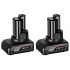 BOSCH. BATTERY 12V 6.0Ah 2pcs.
