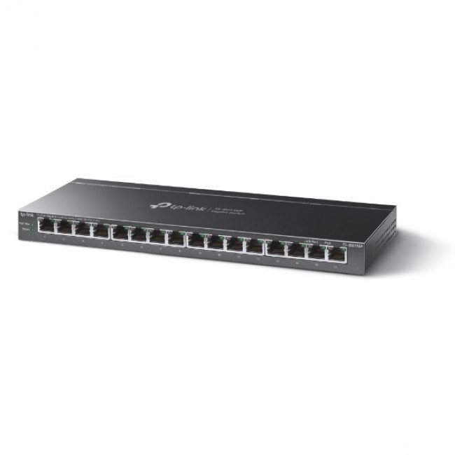 TP-Link 16-Port Gigabit Desktop Switch with 16-Port PoE+ TP-Link 16-Port Gigabit Desktop Switch with 16-Port PoE+