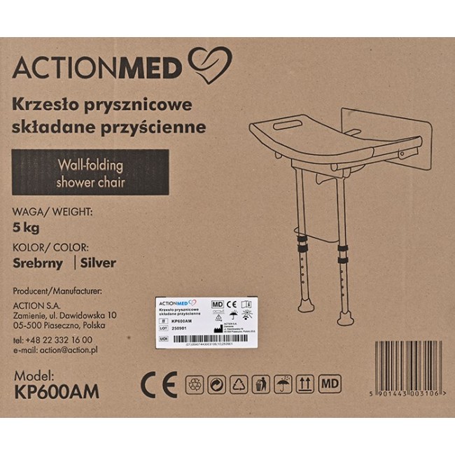 Folding wall chair ACTIONMED KP600AM