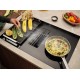 Induction hob with built-in extractor ELECTROLUX ECC83443CZ SaphirMatt black matt 80 cm