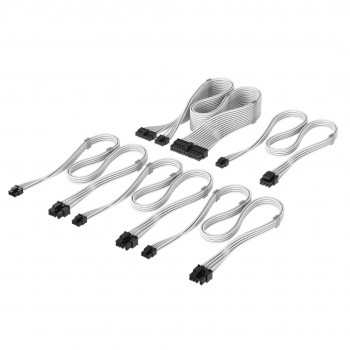 Corsair Kabelset, Type 4, DC Cable Starter Kit, einzeln ummantelt - wei 