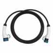 Ansmann 1900-0118 electric vehicle charging cable Black Type 2 3 7.5 m