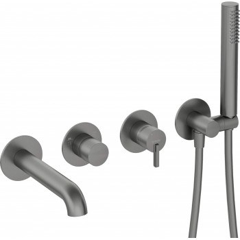4-hole concealed bathtub mixer