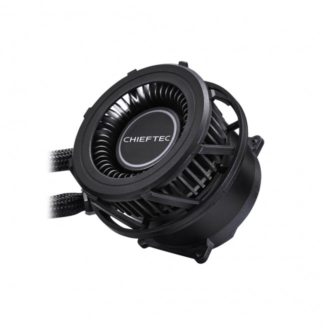 Chieftec CLC-360-VRM-RGB computer cooling system Computer case All-in-one liquid cooler 12 cm Black