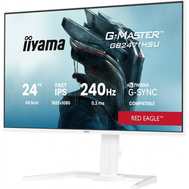 iiyama G-MASTER GB2471HSU-W1 computer monitor 60.5 cm (23.8