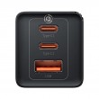 Baseus GaN 5 Pro Fast Charger CCGP120201 65W 1x USB-A 2x USB-C PD 3.0 QC 4.0 + USB-C cable