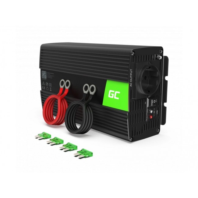 Green Cell - DC til AC inverter - 2000 Green Cell - DC til AC inverter - 2000