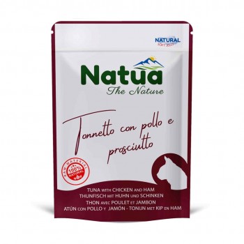 NATUA tuna and chicken with ham - wet cat food - 70g