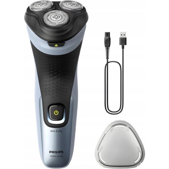 Philips X3063/00 men's shaver Rotation shaver Trimmer Black, Blue