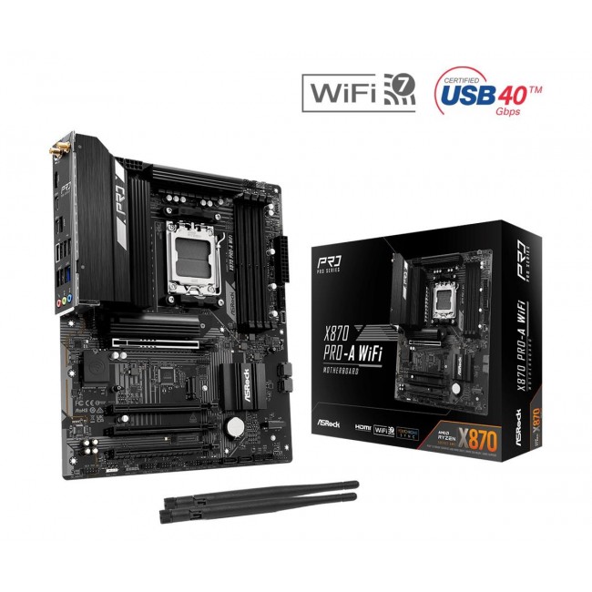 Asrock X870 Pro-A WiFi AMD X870 Socket AM5 ATX Asrock X870 Pro-A WiFi AMD X870 Socket AM5 ATX