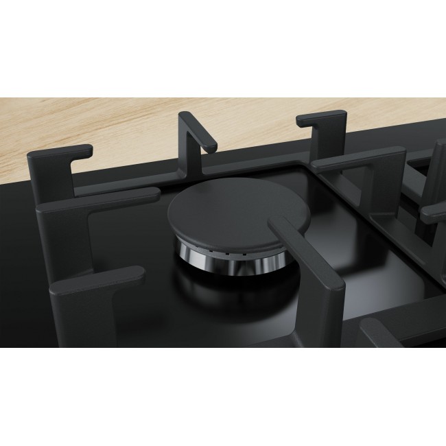 Bosch Serie 6 PPS9A6B90 hob Black Built-in 90 cm Gas 5 zone(s)