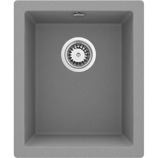 Suspended 1-bowl granite sink
